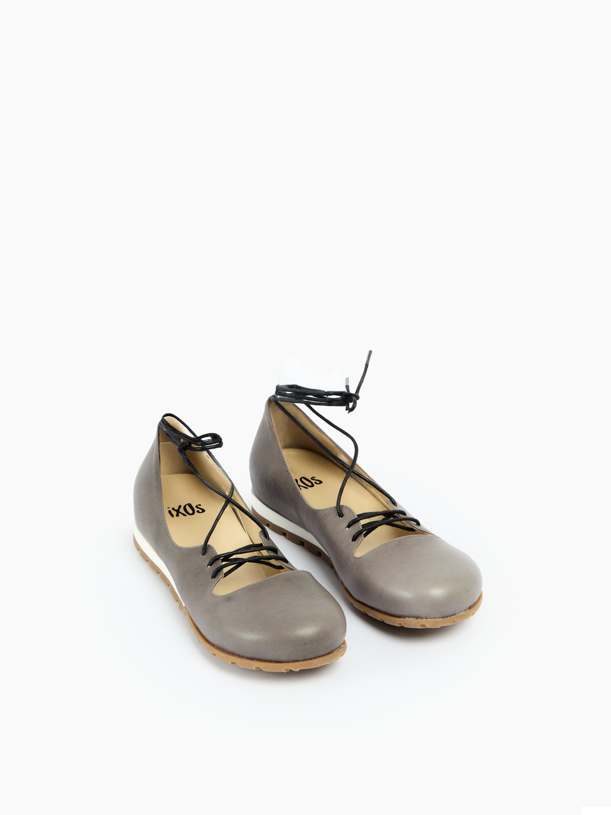 IXOS Ballerina con lacci GRIGIO