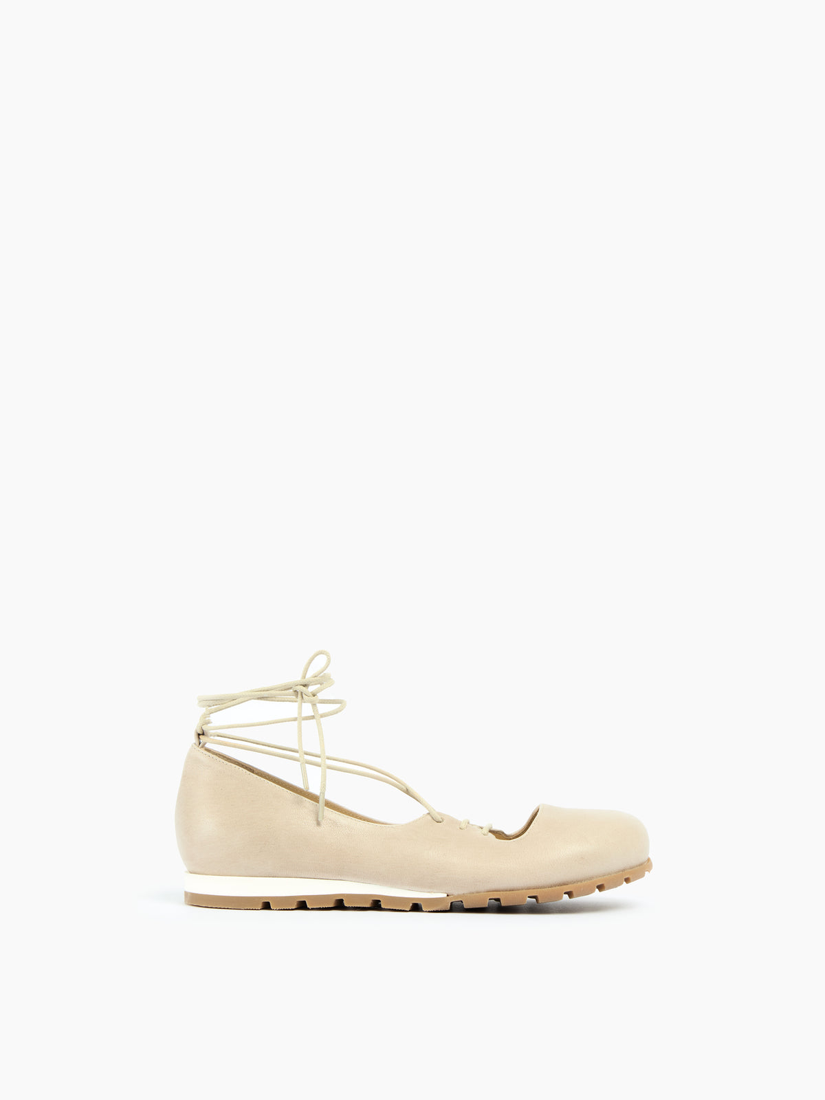 IXOS Ballerina con lacci BEIGE