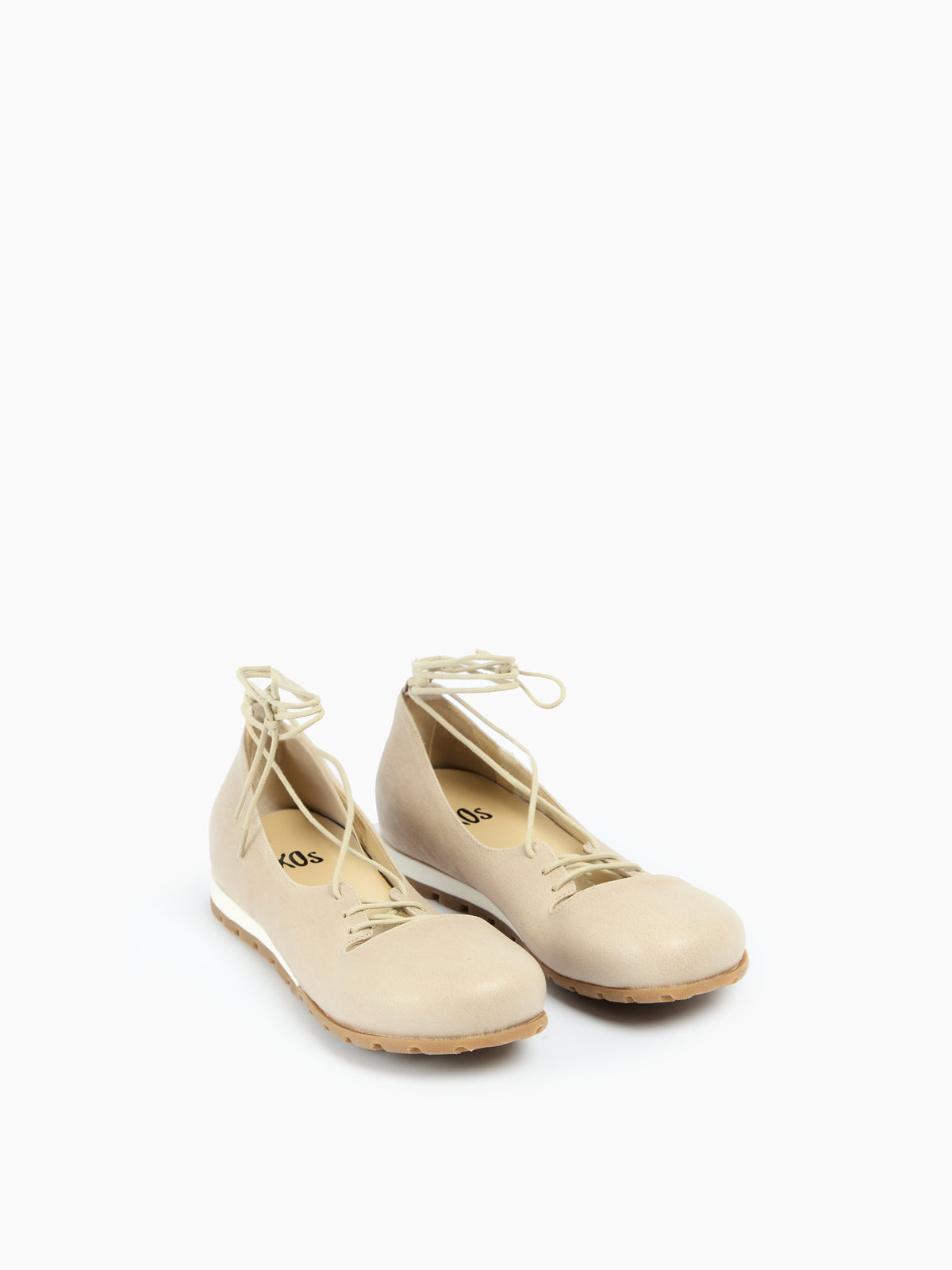 IXOS Ballerina con lacci BEIGE