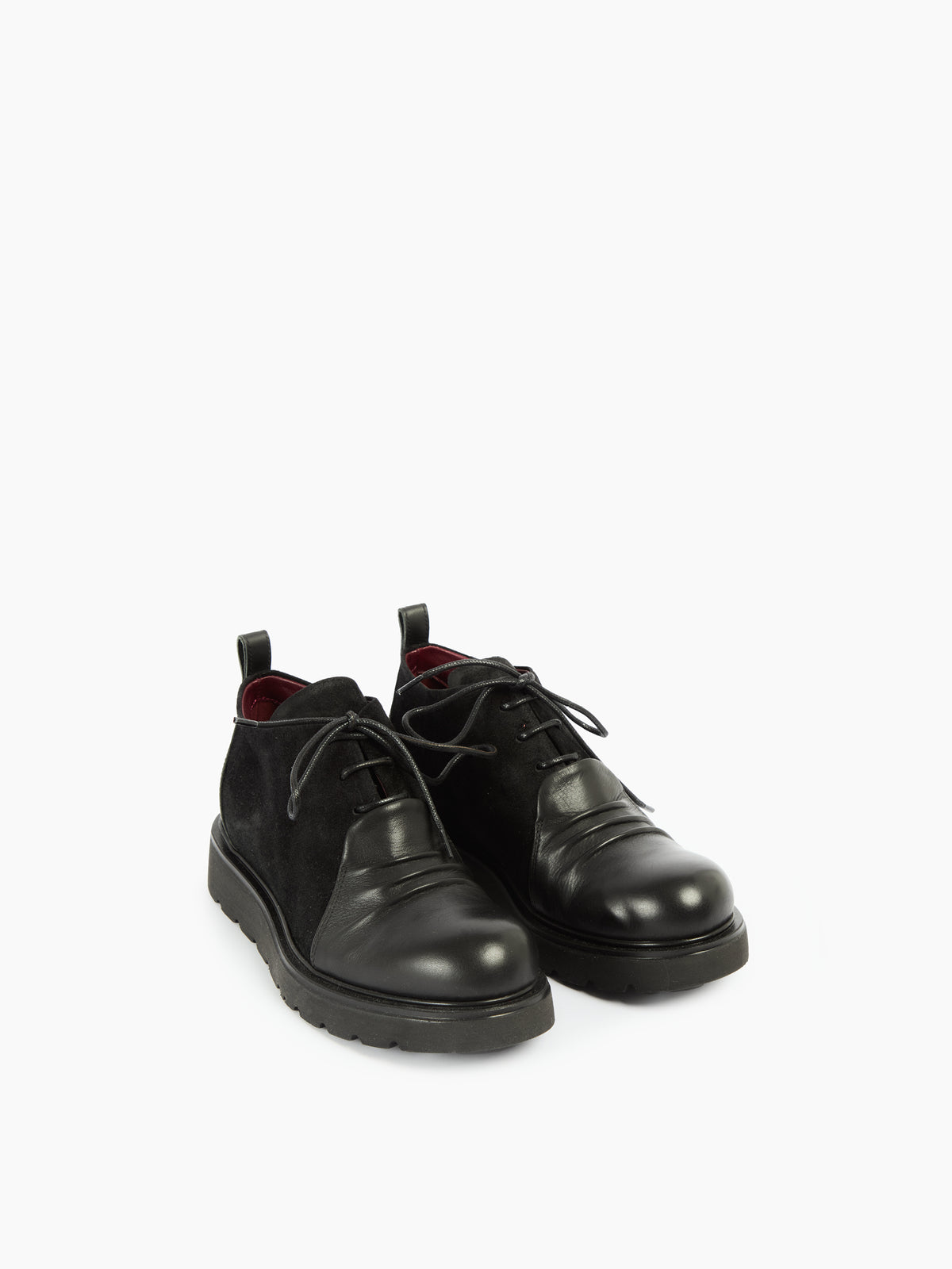 IXOS Stringata in pelle NERO+NERO