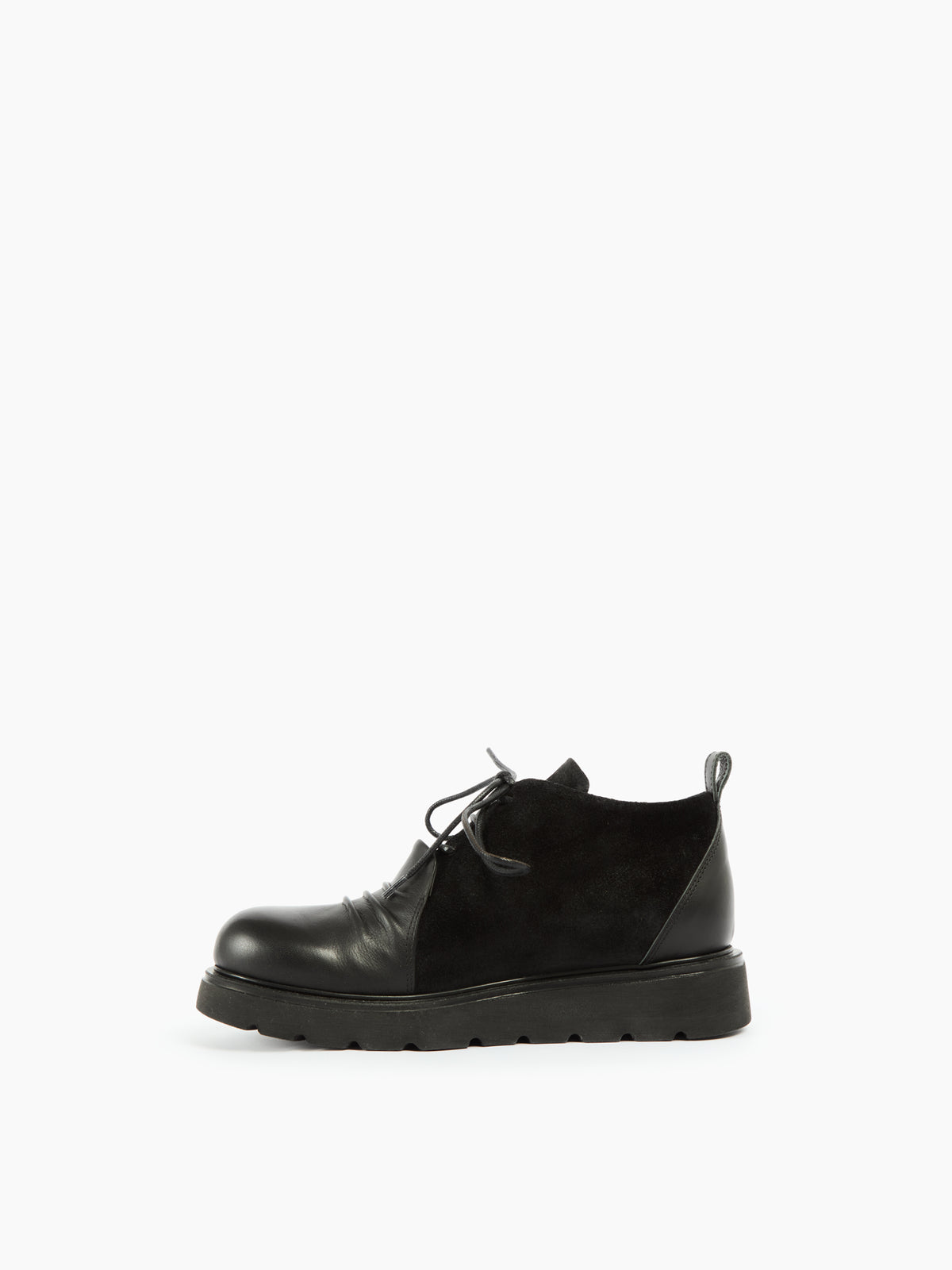 IXOS Stringata in pelle NERO+NERO