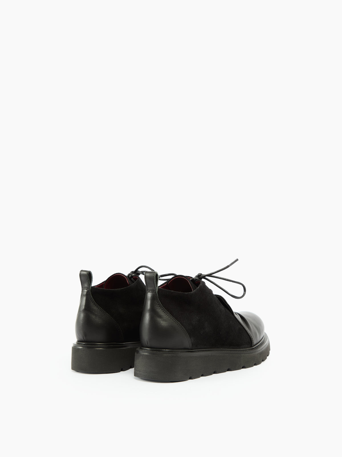 IXOS Stringata in pelle NERO+NERO