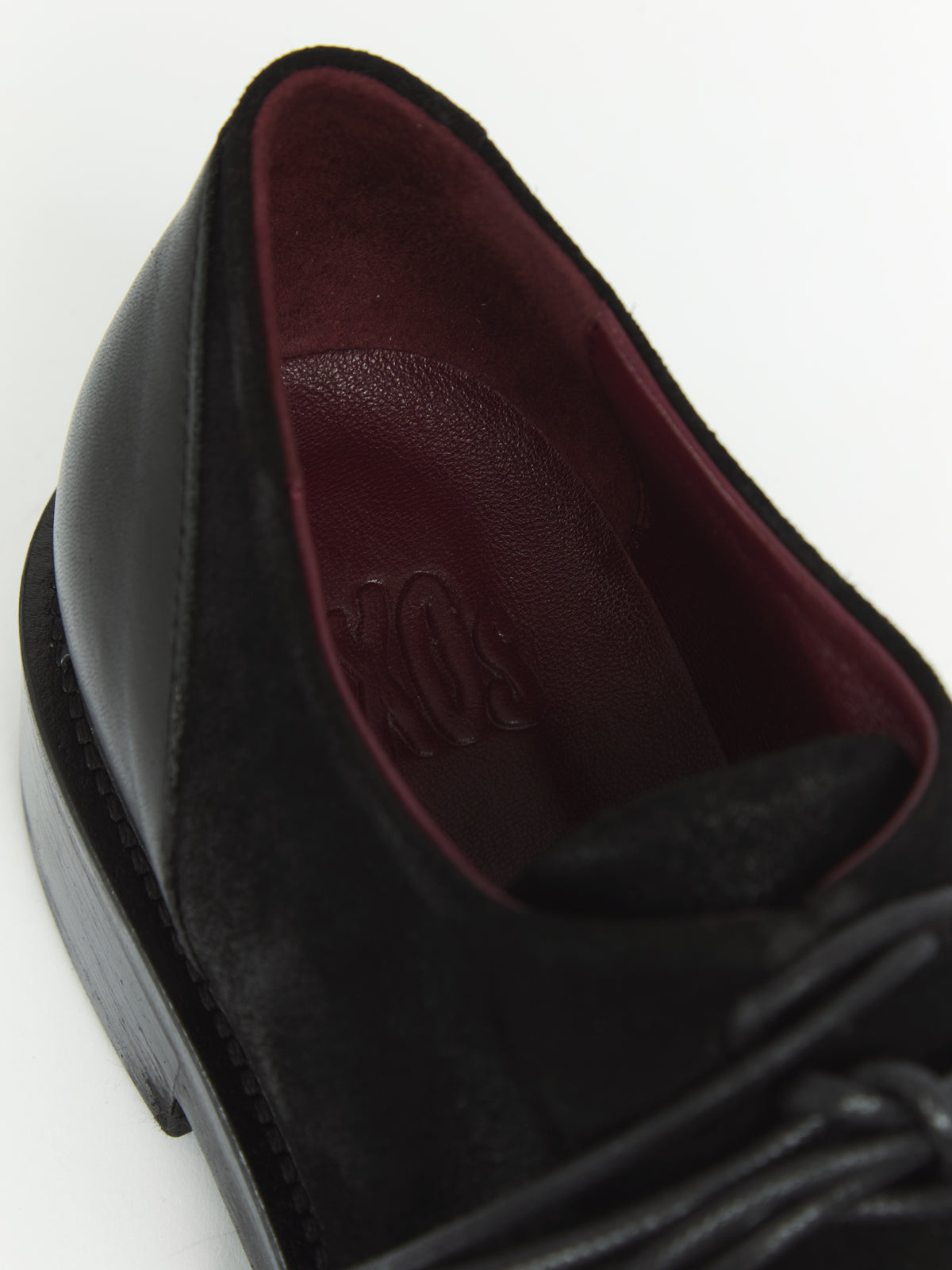 IXOS Scarpa stringata NERO+NERO