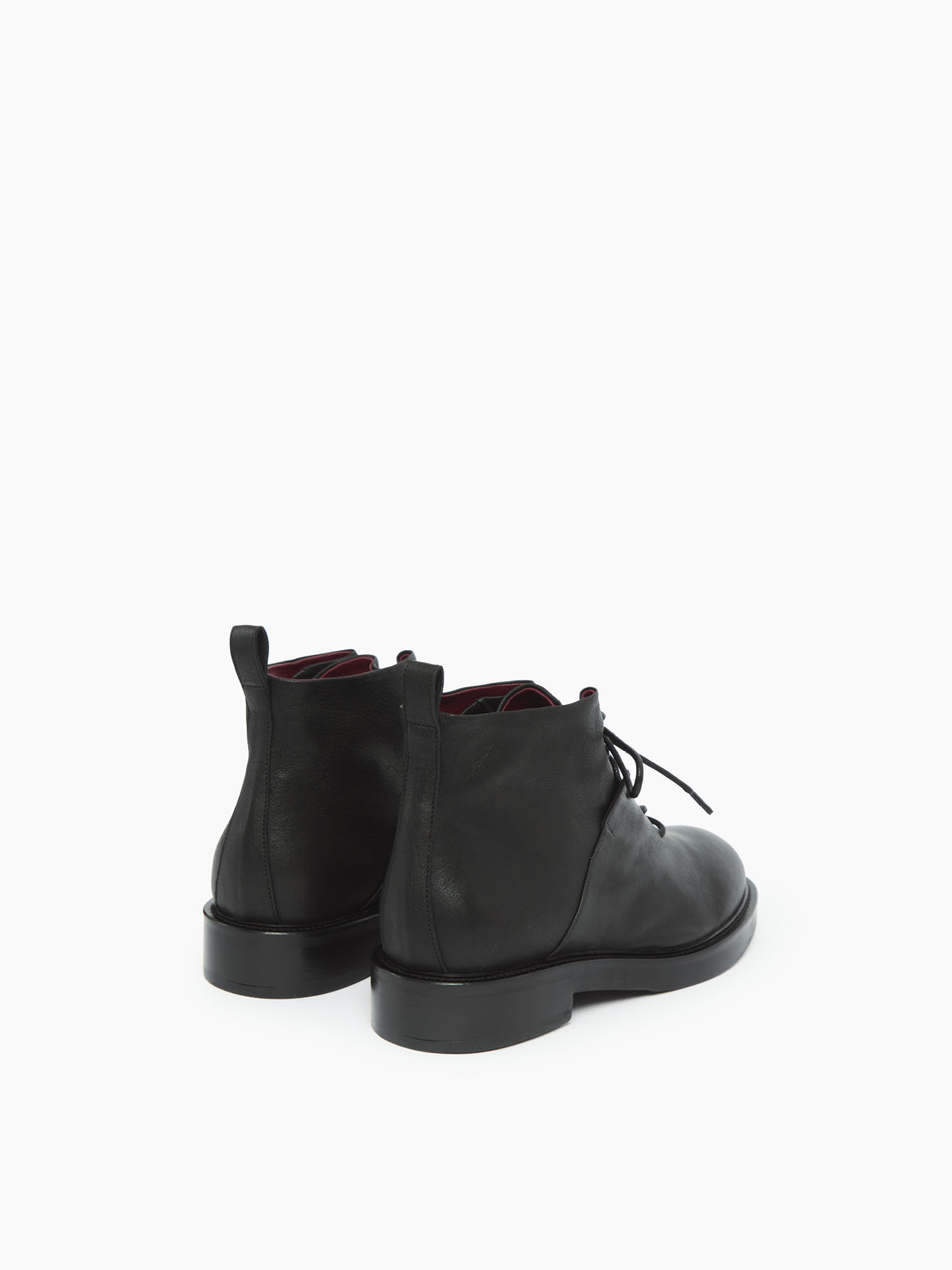 IXOS Stivaletto stringato in pelle NERO