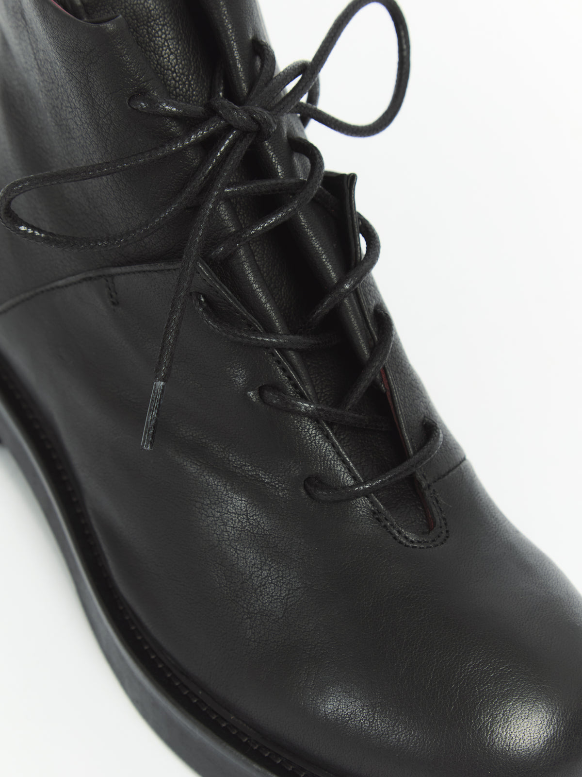 IXOS Stivaletto stringato in pelle NERO