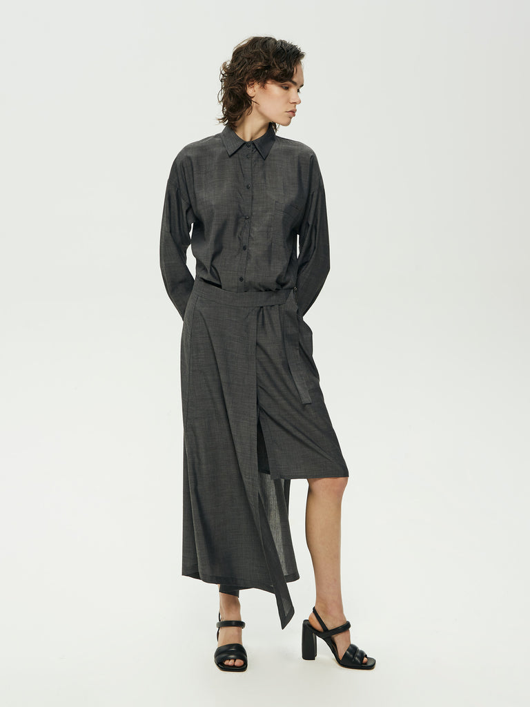 IXOS Camicia con applicazione GRIGIO