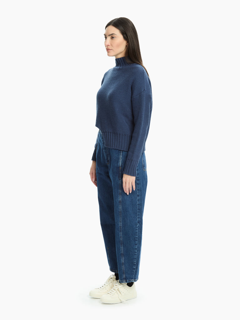 IXOS Maglia con collo alto BLU