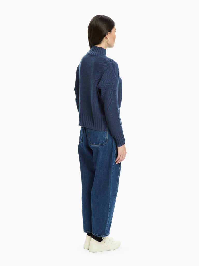 IXOS Maglia con collo alto BLU