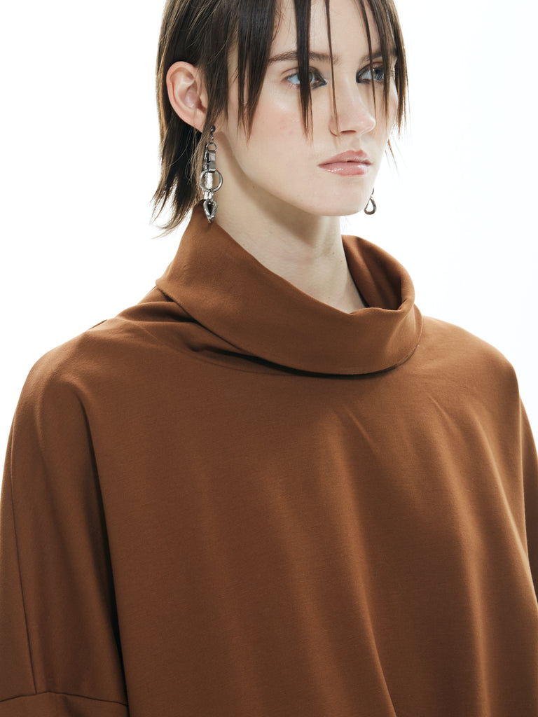 IXOS Felpa over MARRONE