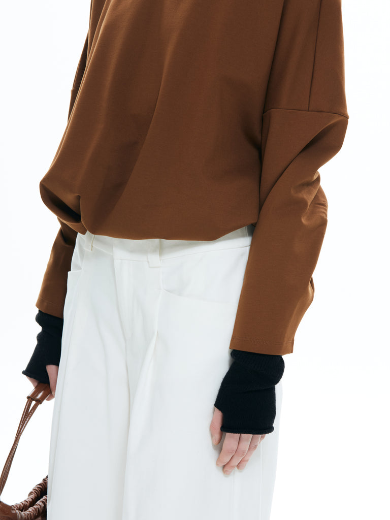 IXOS Felpa over MARRONE