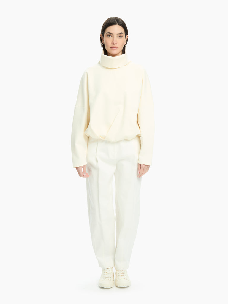 IXOS Felpa over BIANCO