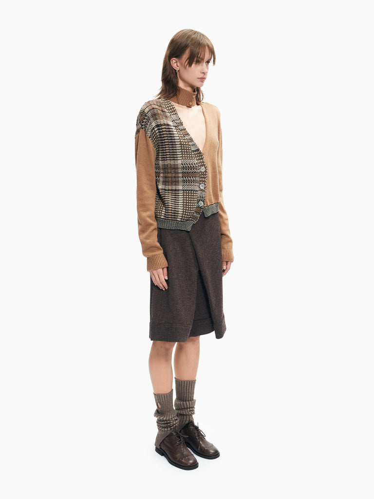 IXOS Cardigan a effetto patchwork MULTICOLOR