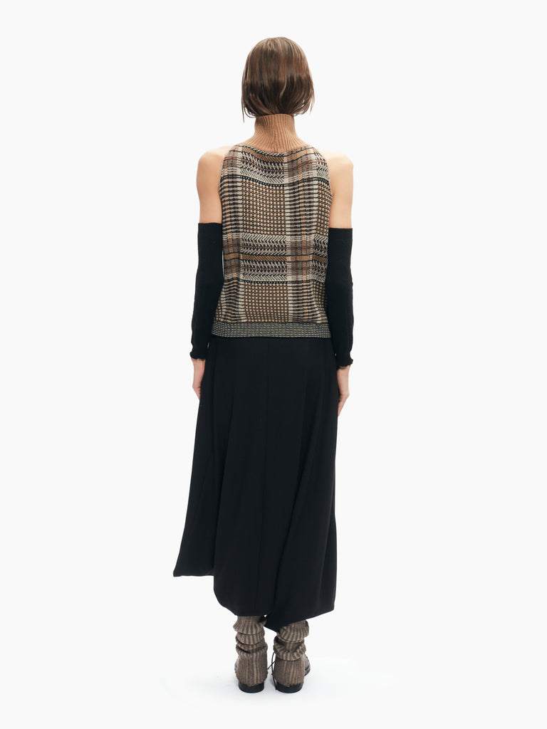 IXOS Top in maglia con collo alto MULTICOLOR