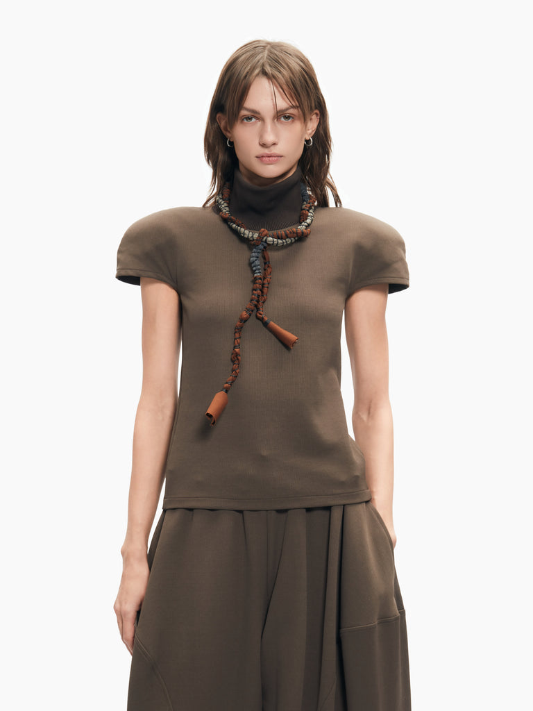 IXOS Top tecnico con spalle strutturate VERDE