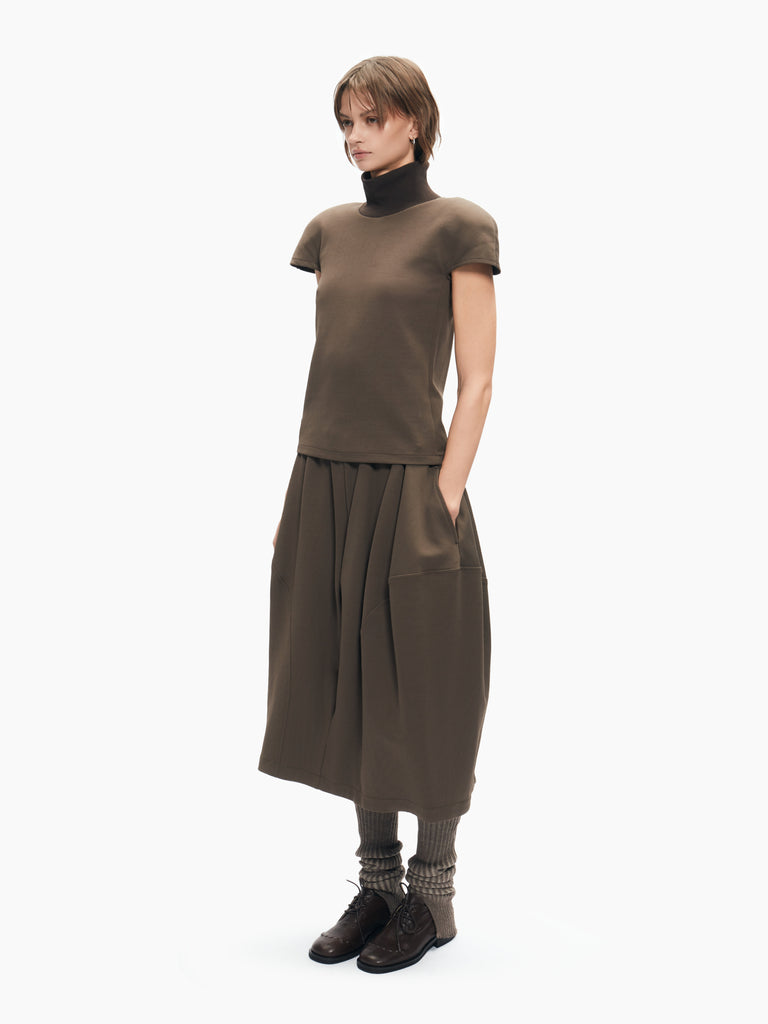 IXOS Top tecnico con spalle strutturate VERDE