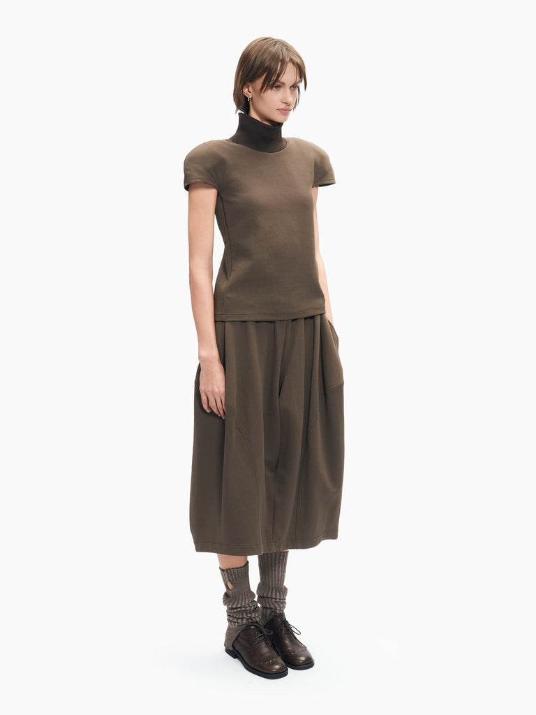 IXOS Top tecnico con spalle strutturate VERDE