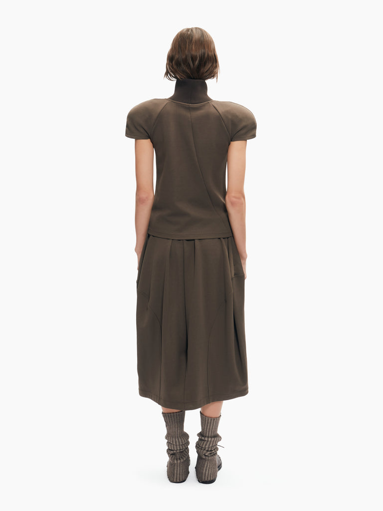 IXOS Top tecnico con spalle strutturate VERDE