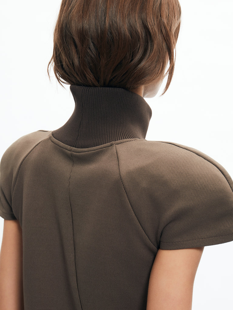 IXOS Top tecnico con spalle strutturate VERDE