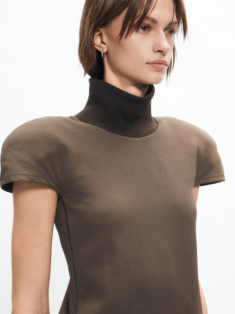 IXOS Top tecnico con spalle strutturate VERDE