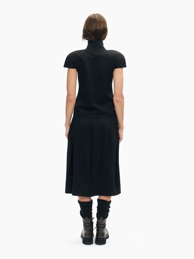 IXOS Top tecnico con spalle strutturate NERO