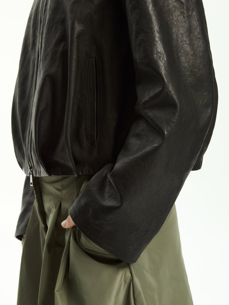 IXOS Giacca in pelle NERO