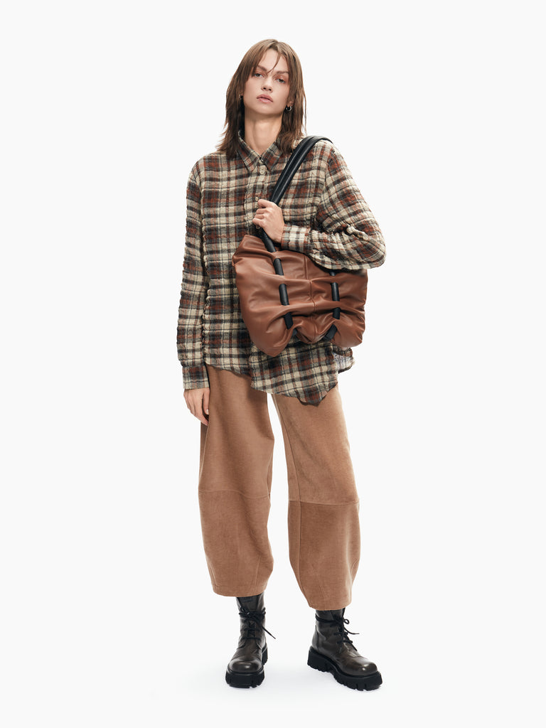 IXOS Pantalone a gamba morbida BEIGE