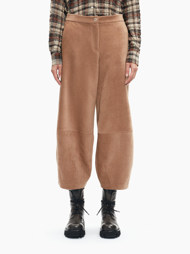 IXOS Pantalone a gamba morbida BEIGE