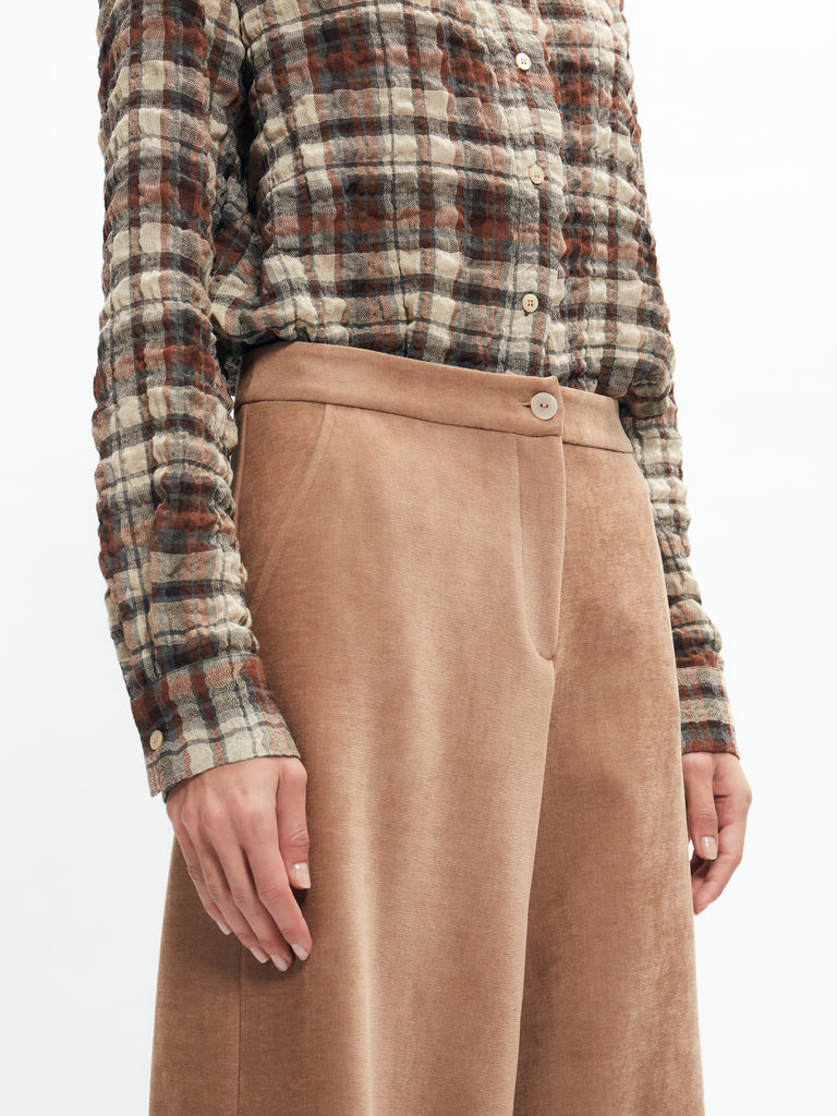 IXOS Pantalone a gamba morbida BEIGE