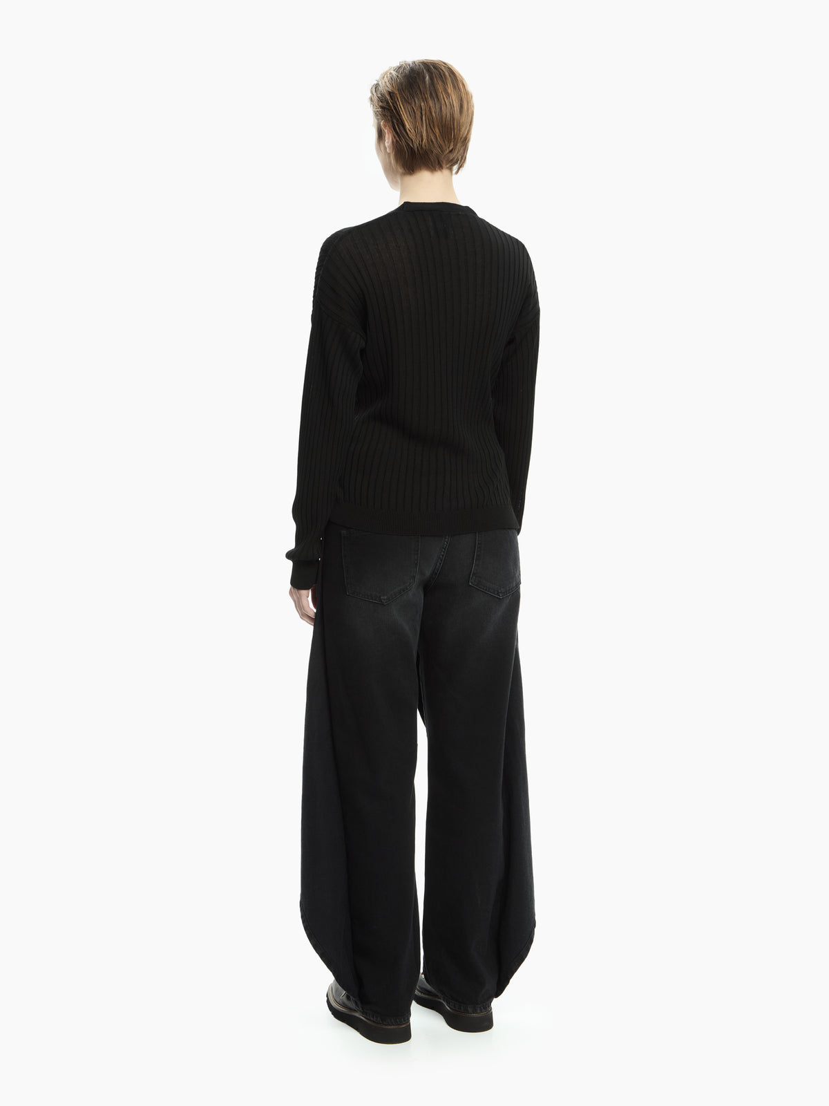 IXOS Cardigan a coste NERO