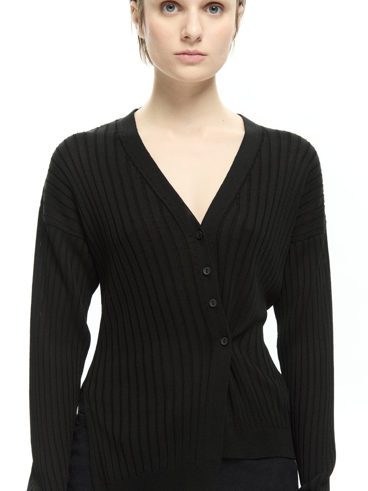 IXOS Cardigan a coste NERO