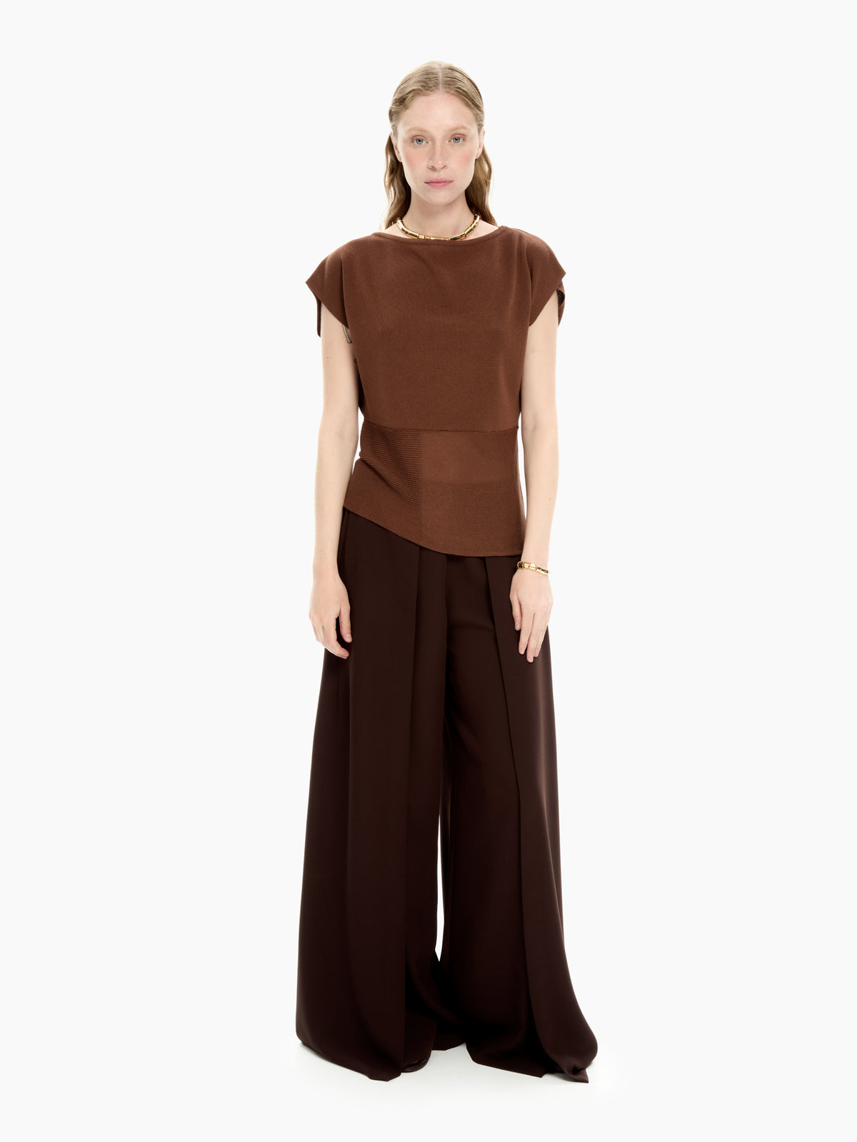 IXOS Top strutturato MARRONE