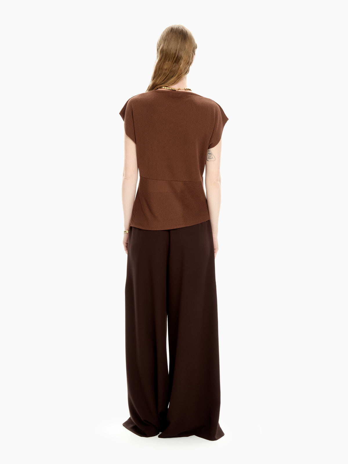 IXOS Top strutturato MARRONE