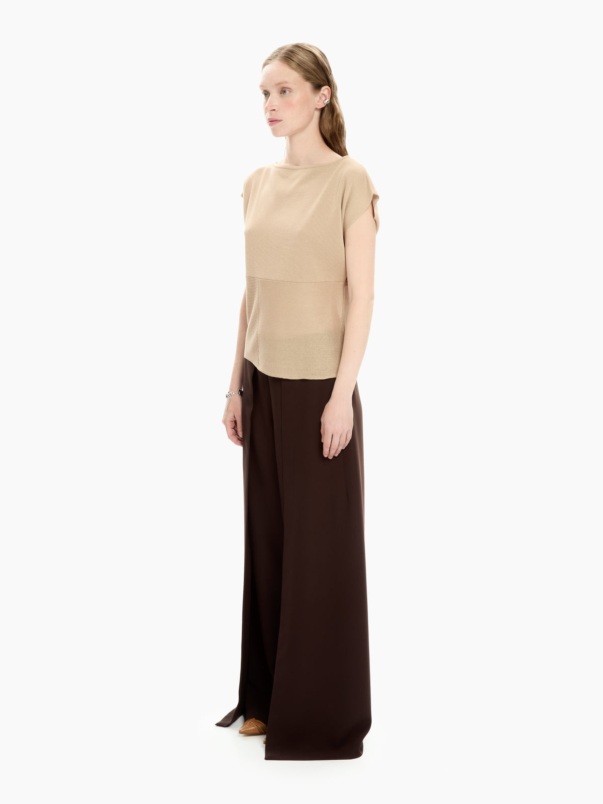 IXOS Top strutturato BEIGE