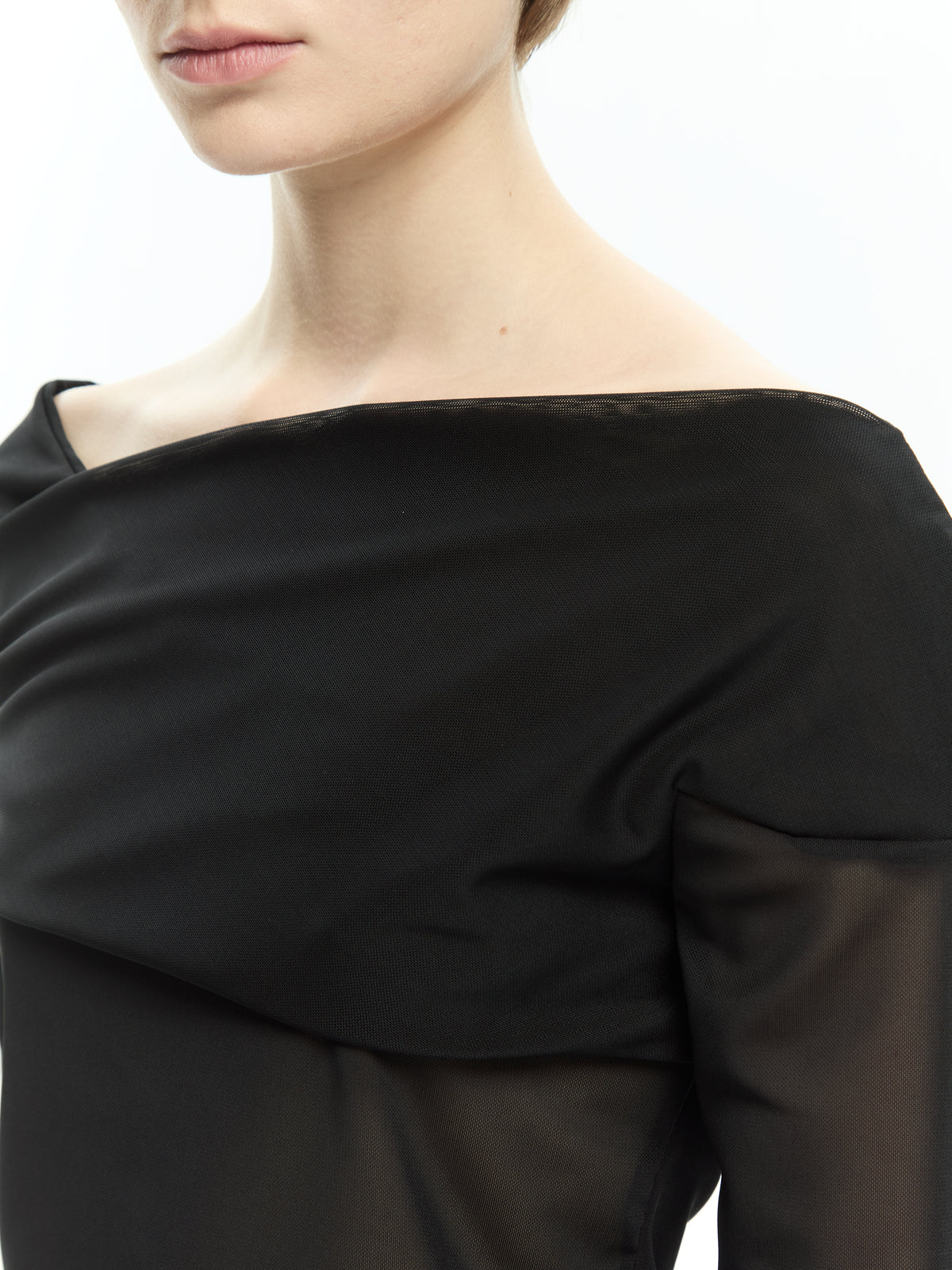 IXOS Top off-shoulder  NERO