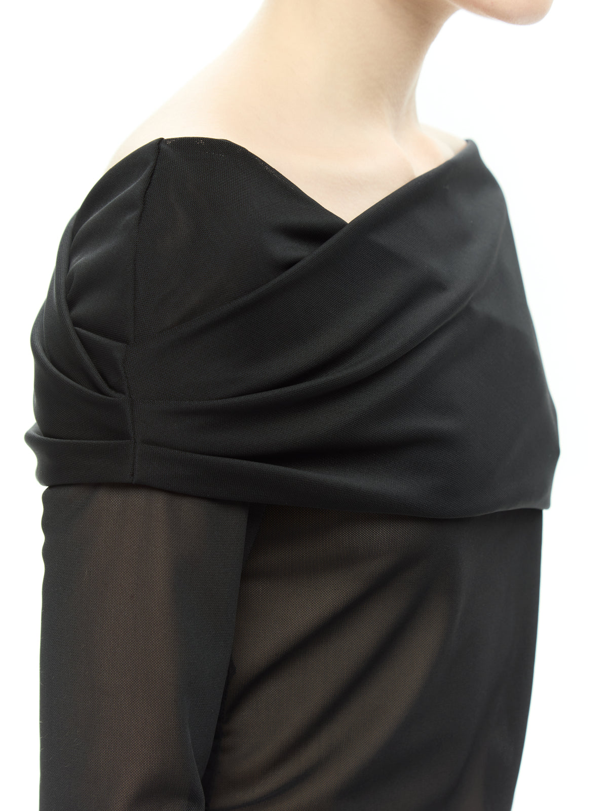 IXOS Top off-shoulder  NERO