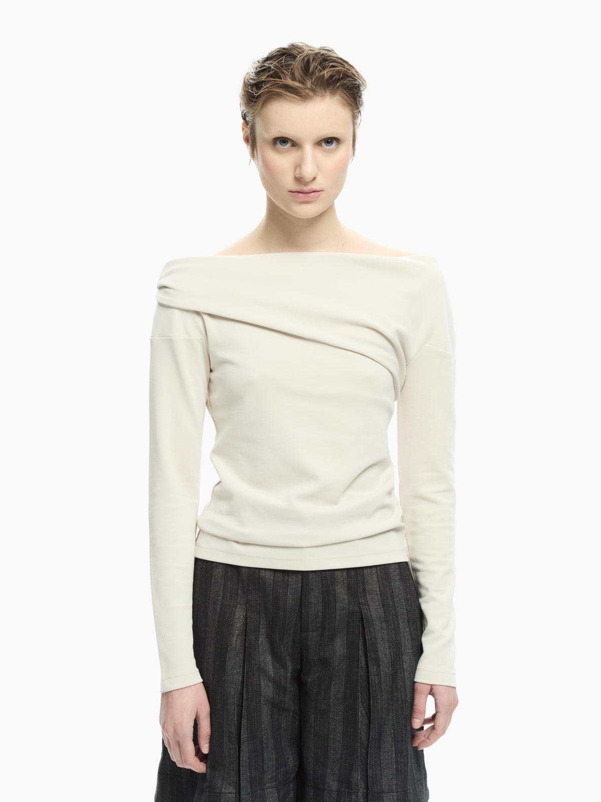 IXOS Top drappeggiato GRIGIO