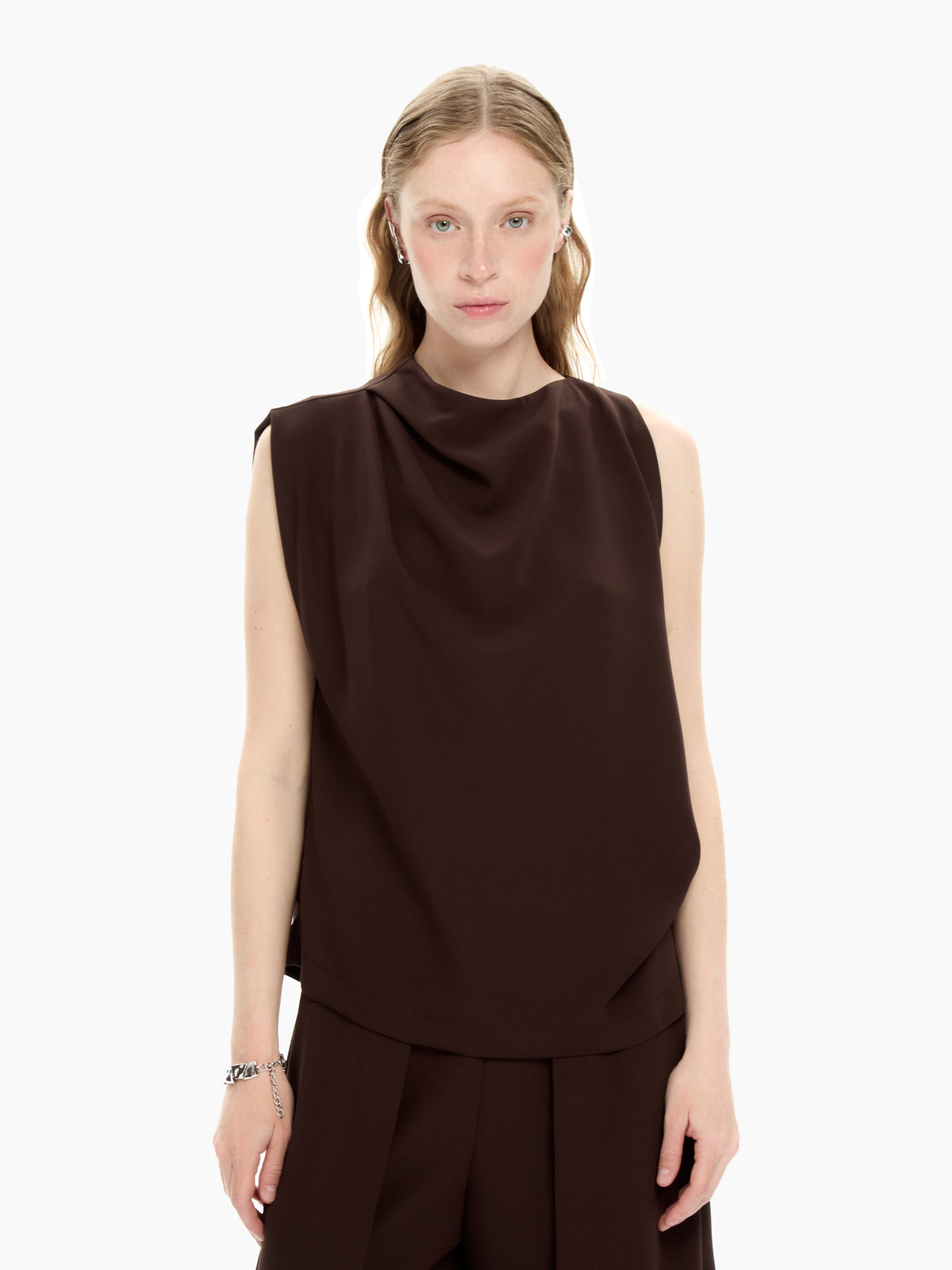 IXOS Top fluido con drappeggio