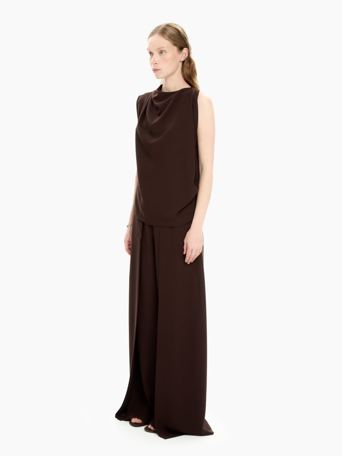 IXOS Top fluido con drappeggio
