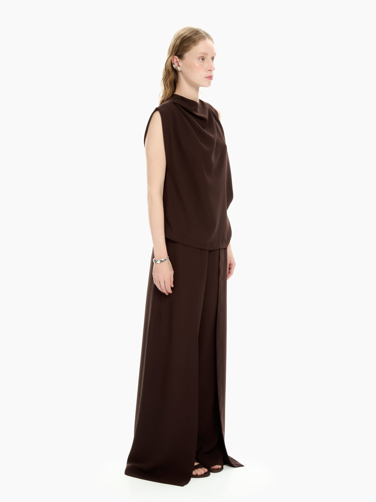 IXOS Top fluido con drappeggio