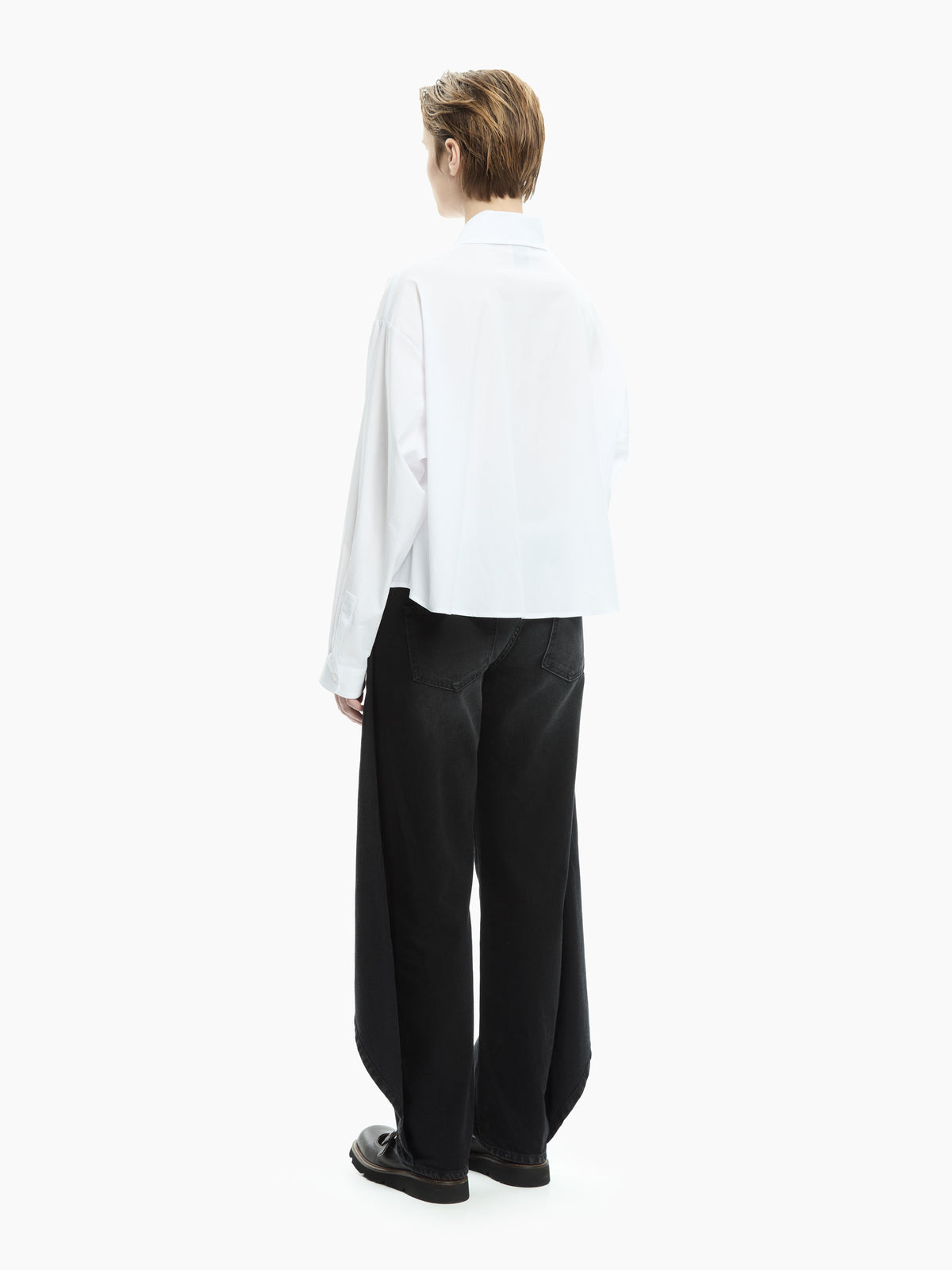 IXOS Camicia con taglio asimmetrico BIANCO