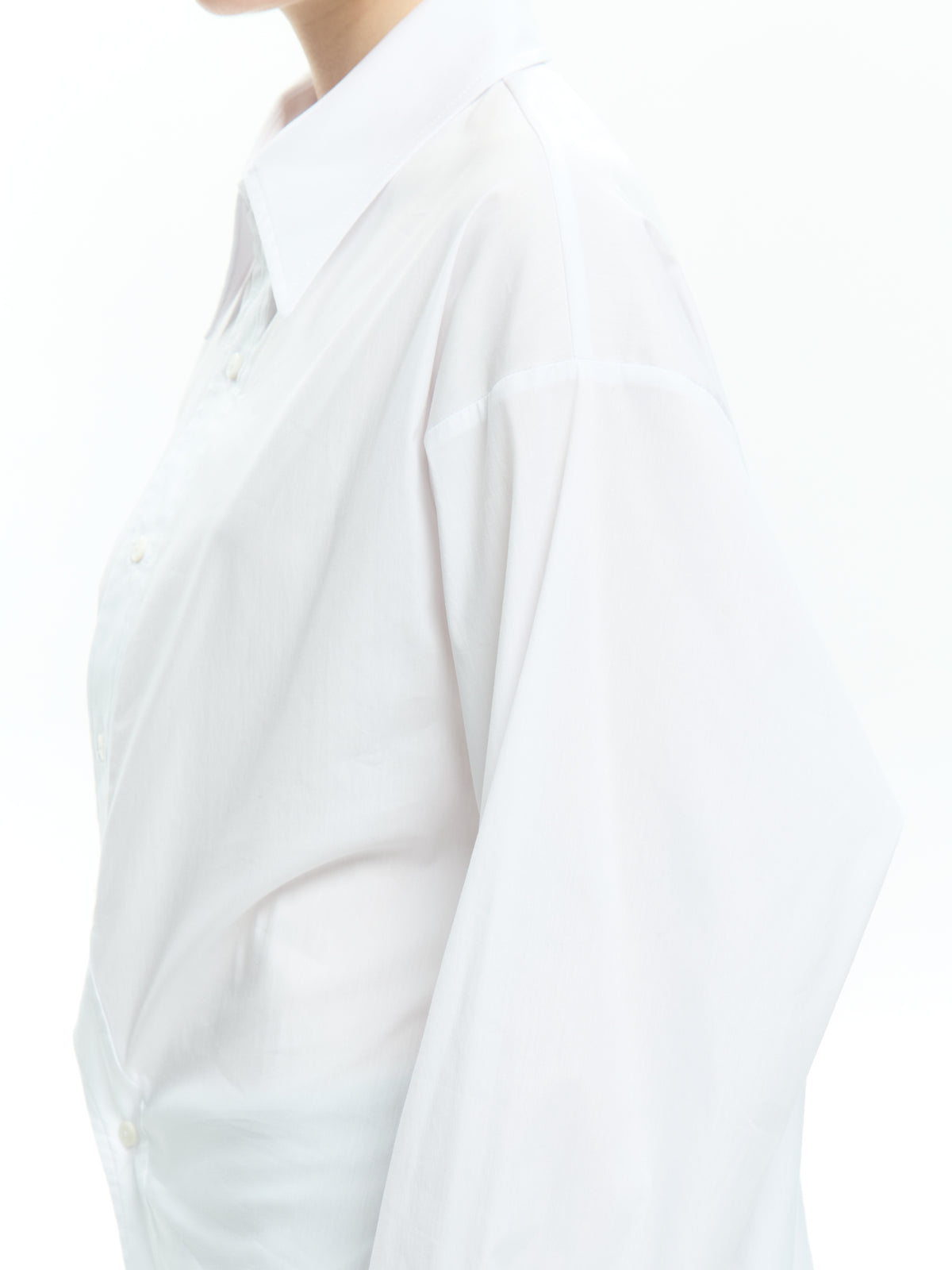 IXOS Camicia con taglio asimmetrico BIANCO