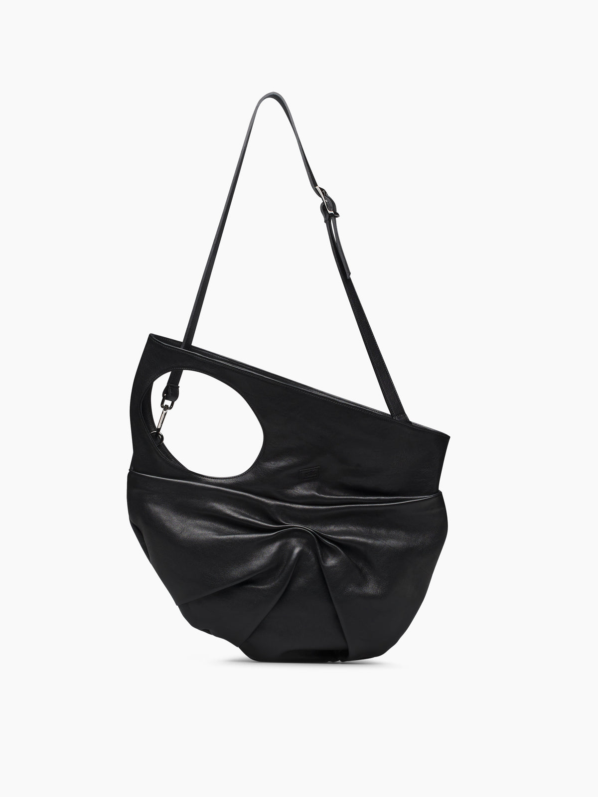 IXOS Borsa a spalla con nodo frontale NERO