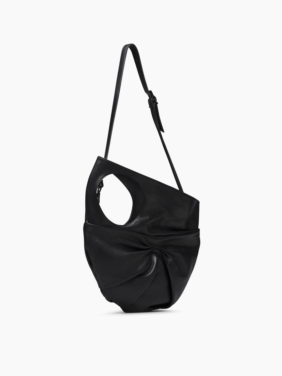 IXOS Borsa a spalla con nodo frontale NERO