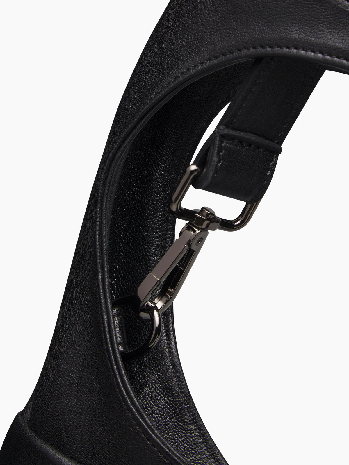 IXOS Borsa a spalla con nodo frontale NERO