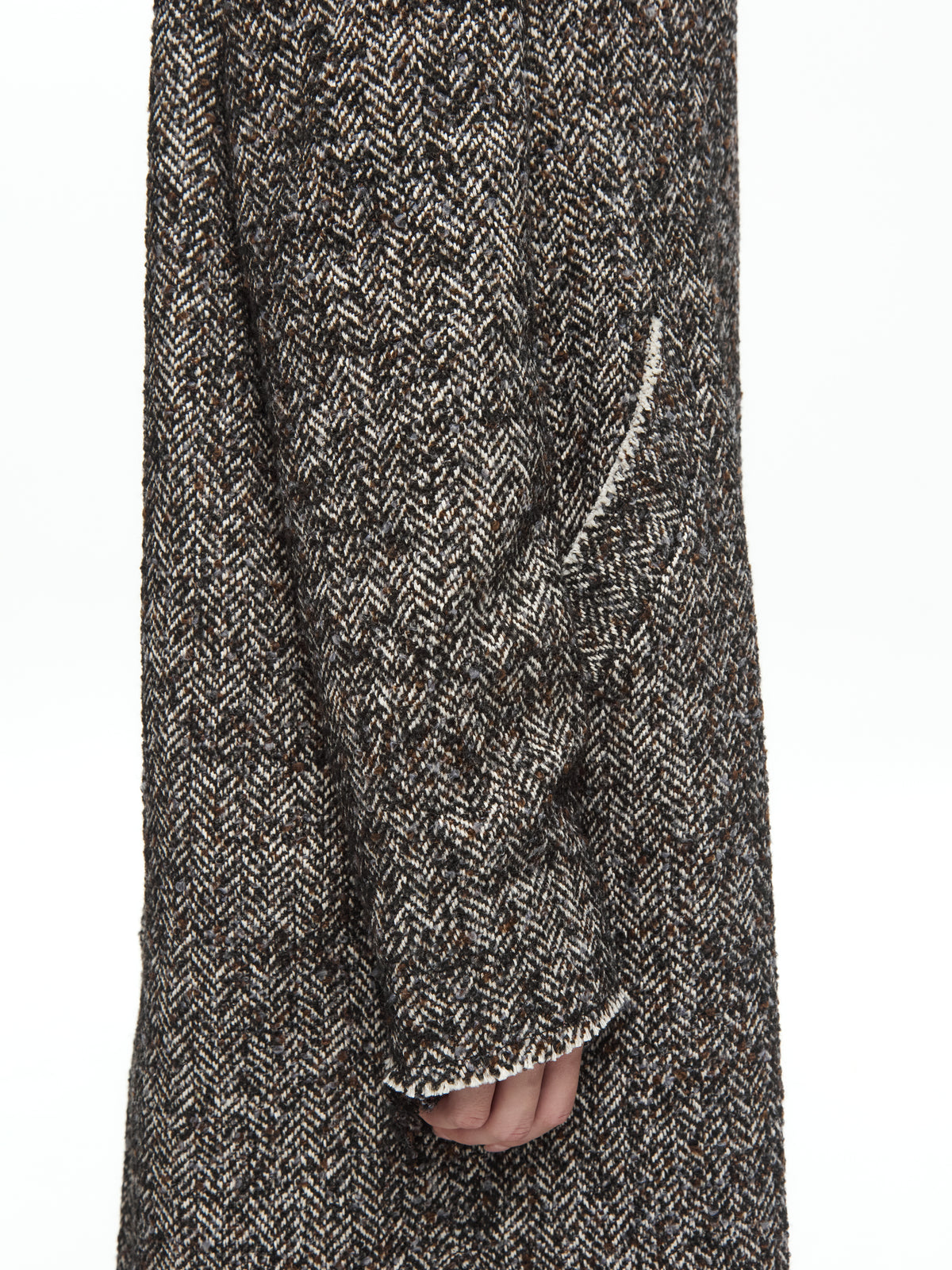 IXOS Cappotto spigato lungo NERO