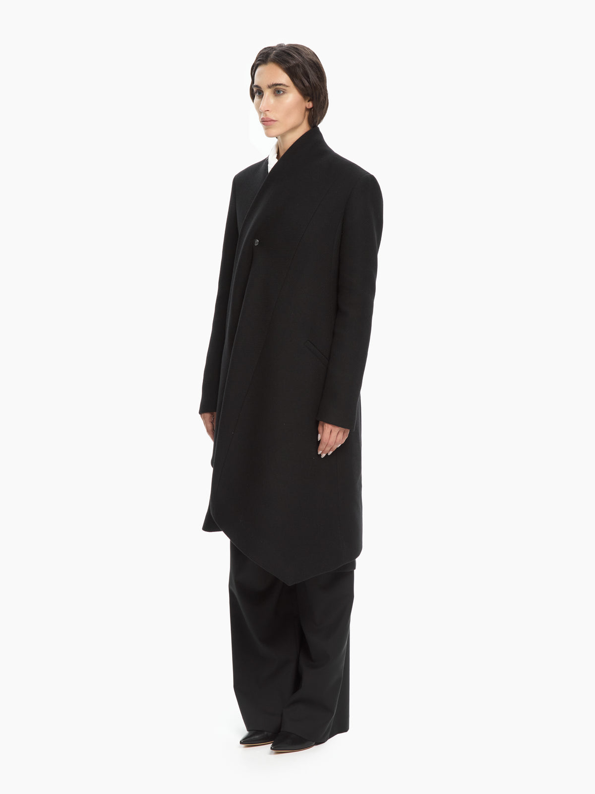 IXOS Cappotto Asimmetrico NERO