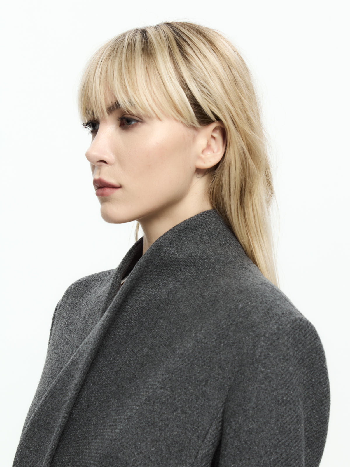 IXOS Cappotto Asimmetrico GRIGIO