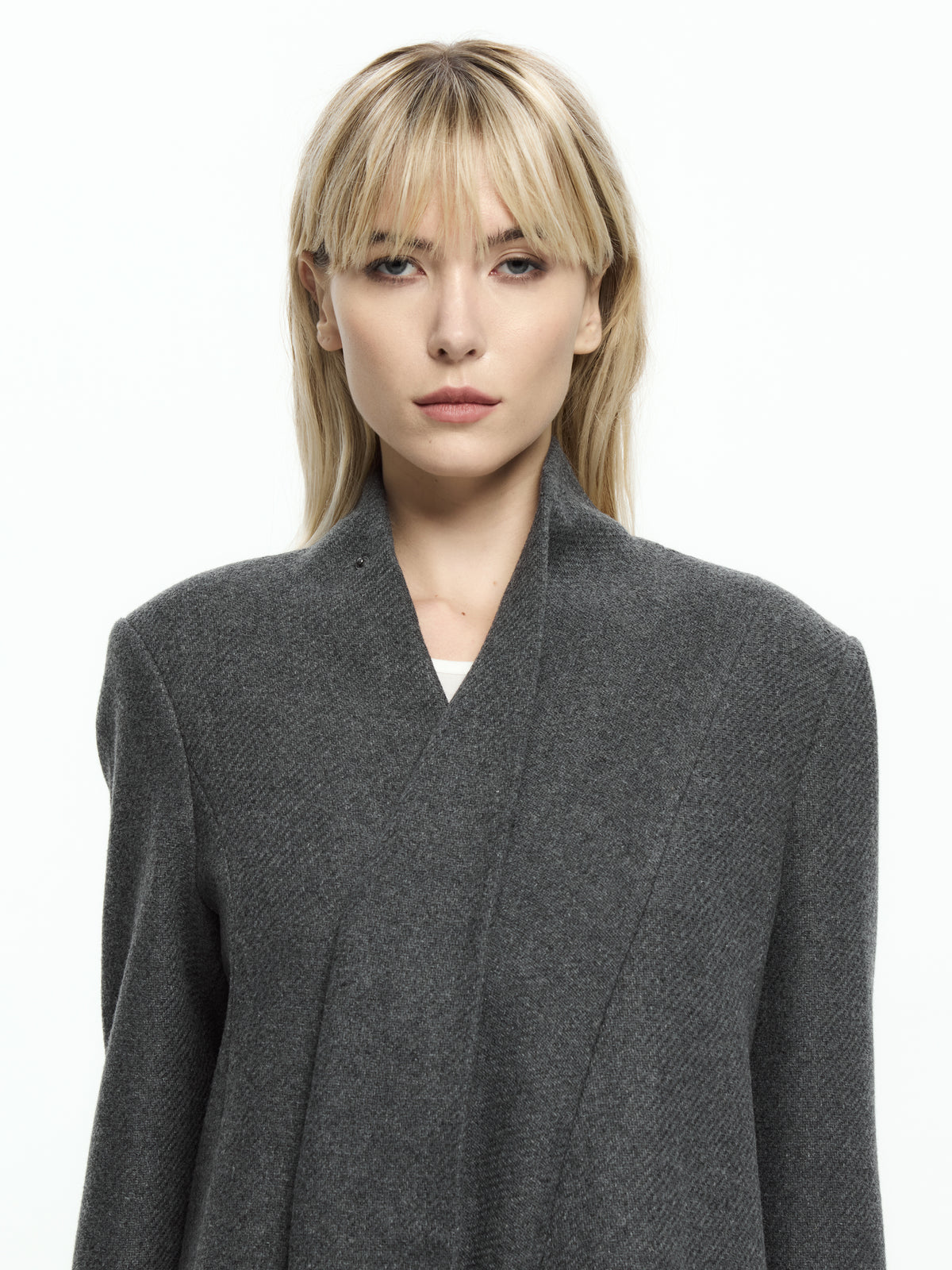 IXOS Cappotto Asimmetrico GRIGIO