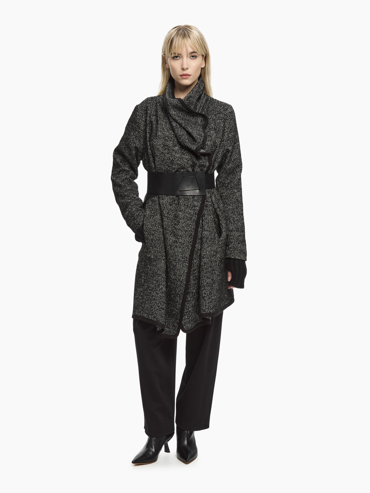 IXOS Cappotto asimmetrico GRIGIO