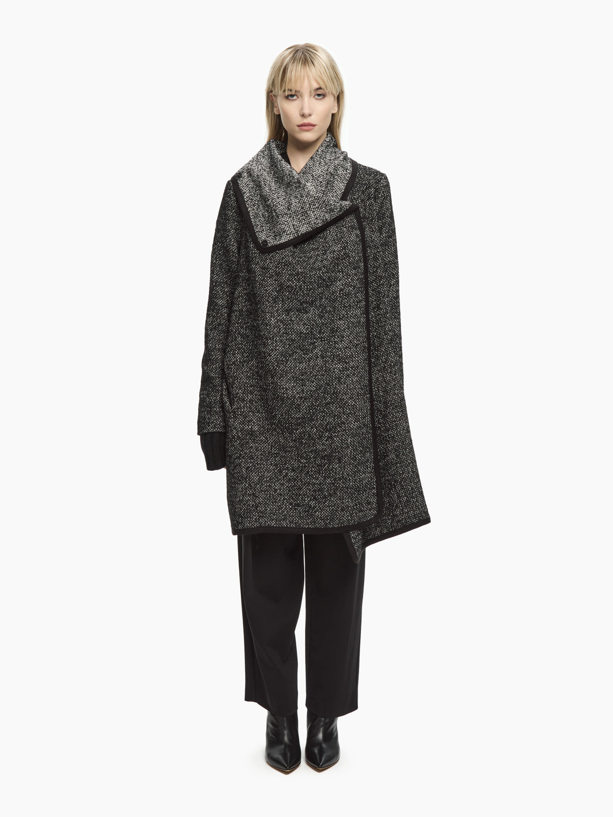 IXOS Cappotto asimmetrico GRIGIO